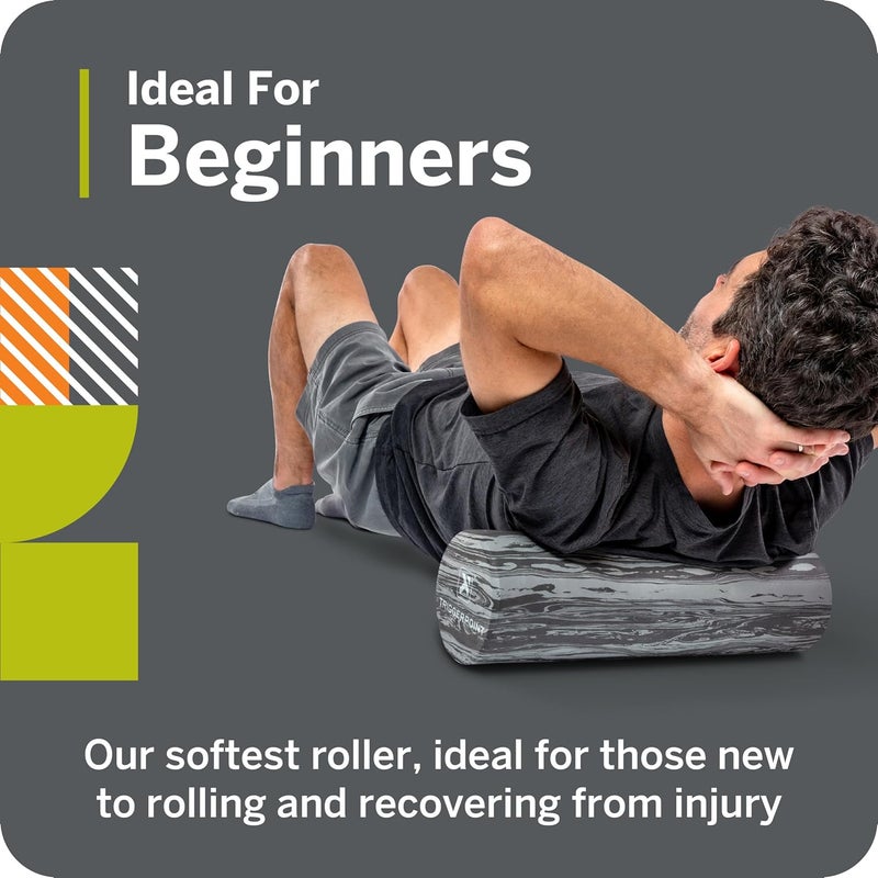 Trigger Point Foundation Roller - Premium EVA Foam Muscle Recovery and Flexibility Roller, Soft Compression for Injury Prevention, Travel-Friendly, Ideal for Athletes - Image 1